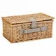 Cesta de Picnic Alexandra House Living Gris Natural Mimbre