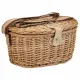 Cesta de Picnic Alexandra House Living Gris Natural Mimbre