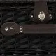 Cesta de Picnic Alexandra House Living Negro Mimbre