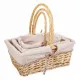 Juego de Cestas Alexandra House Living Mimbre Madera de sauce Natural 3 Piezas