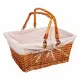 Cesta de Picnic Alexandra House Living Mimbre Madera de sauce 38 x 30 x 17 cm
