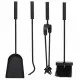 Fireplace Utensils Alexandra House Living Black Iron 22 x 48 x 22 cm