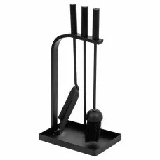 Fireplace Utensils Alexandra House Living Black Iron 15 x 47 x 23 cm