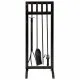 Fireplace Utensils Alexandra House Living Black Iron 27 x 79 x 30 cm