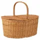 Cesta de Picnic Alexandra House Living Mimbre 35 x 38 x 45 cm Natural