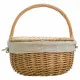 Cesta de Picnic Alexandra House Living Mimbre Madera de sauce 37 x 40 x 48 cm Natural