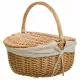 Cesta de Picnic Alexandra House Living Mimbre Madera de sauce 32 x 37 x 41 cm Natural