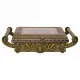 Caja-Joyero Alexandra House Living Cobre Vidrio Aluminio Madera MDF 25 x 12 x 43 cm