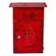 Letterbox Alexandra House Living Red Iron 11 x 37 x 27 cm