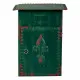 Buzón Alexandra House Living Verde Hierro 11 x 37 x 27 cm