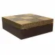 Caja-Joyero Alexandra House Living Marrón oscuro Latón Madera de mango Madera MDF 20 x 7 x 20 cm