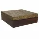 Caja-Joyero Alexandra House Living Marrón oscuro Latón Madera de mango Madera MDF 20 x 7 x 20 cm