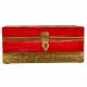 Caja-Joyero Alexandra House Living Rojo Latón Madera de mango Madera MDF 11 x 9 x 20 cm