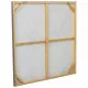 Cuadro Alexandra House Living Lienzo Madera de abeto 80 x 3 x 80 cm