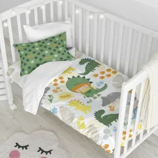 Duvet cover set HappyFriday HAPPYNOIS Multicolour Baby Crib 28 x 2 x 38 cm