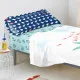 Fitted bottom sheet HappyFriday MOSHI MOSHI Multicolour Single 28 x 2 x 38 cm 90 x 200 x 32 cm