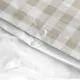 Cot Bedding Set HappyFriday BASIC KIDS Beige Baby Crib