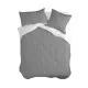 Nordic cover HappyFriday BASIC Grey Single 155 x 220 cm