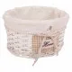 Set of Baskets Alexandra House Living White wicker Willow wood 44 x 58 x 44 cm 29 x 19 x 29 cm 3 Pieces
