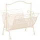 Magazine rack Alexandra House Living White Ironwork 36 x 33 x 38 cm