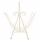 Magazine rack Alexandra House Living White Ironwork 36 x 33 x 38 cm