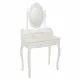 Tocador Alexandra House Living Blanco Crema 40 x 140 x 75 cm