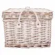 Storage boxes Alexandra House Living White wicker Willow wood 2 Pieces