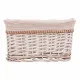 Juego de Cestos Alexandra House Living Blanco Mimbre Madera de sauce 3 Piezas