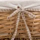 Juego de Cestos Alexandra House Living Natural Mimbre Madera de sauce 3 Piezas