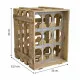 Bottle rack Alexandra House Living Natural Fir wood 32 x 43 x 33 cm 9 bottles Box