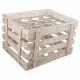 Bottle rack Alexandra House Living Natural Fir wood 55 x 32 x 41 cm 16 bottles Box