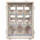 Botellero Alexandra House Living Natural Madera de abeto 43 x 32 x 33 cm 9 botellas Caja