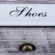 Shoe Rack Alexandra House Living White 28 x 58 x 50 cm 1 drawer