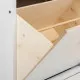 Shoe Rack Alexandra House Living White 28 x 98 x 50 cm 2 drawers