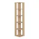 Corner Shelves Alexandra House Living Oak Wood MDP 33 x 161 x 33 cm 5 Shelves