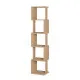 Corner Shelves Alexandra House Living Oak Wood MDP 35 x 161 x 2 cm 5 Shelves