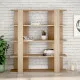 Bookshop Alexandra House Living Oak Wood MDP 110 x 122 x 29 cm 4 Shelves