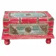 Chest Alexandra House Living Red Mango wood 28 x 27 x 50 cm Traditional style
