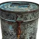 Decorative canister Alexandra House Living Blue Iron Traditional style 20 x 24 x 20 cm