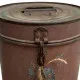 Decorative canister Alexandra House Living Brown Iron Traditional style 23 x 29 x 23 cm