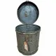 Decorative canister Alexandra House Living Grey Iron Traditional style 26 x 30 x 26 cm