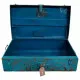 Decorative suitcase Alexandra House Living Blue Iron Traditional style 39 x 22 x 67 cm