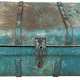 Decorative suitcase Alexandra House Living Blue Iron Traditional style 34 x 23 x 64 cm