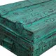 Decorative suitcase Alexandra House Living Green Iron Traditional style 30 x 18 x 54 cm
