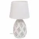 Desk lamp Alexandra House Living White Metal Cloth 220-240 V 18 x 31 x 18 cm