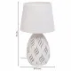 Desk lamp Alexandra House Living White Metal Cloth 220-240 V 18 x 31 x 18 cm