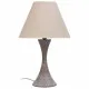 Desk lamp Alexandra House Living White Grey Metal Cloth 220-240 V 23 x 38 x 23 cm