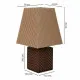 Desk lamp Alexandra House Living Brown Polyresin 220-240 V 13 x 24 x 13 cm