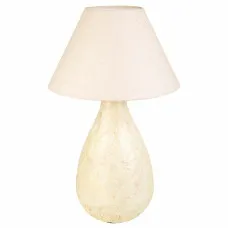 Desk lamp Alexandra House Living Cream Iron 33 x 60 x 33 cm