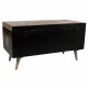 Baúl Alexandra House Living Negro Multicolor Madera de mango Madera MDF 40 x 45 x 89 cm